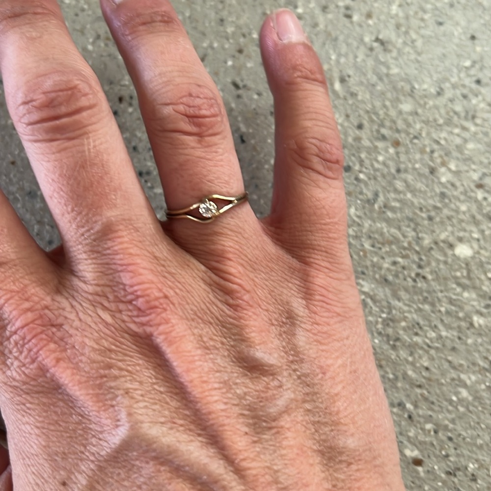 10k yellow gold ring